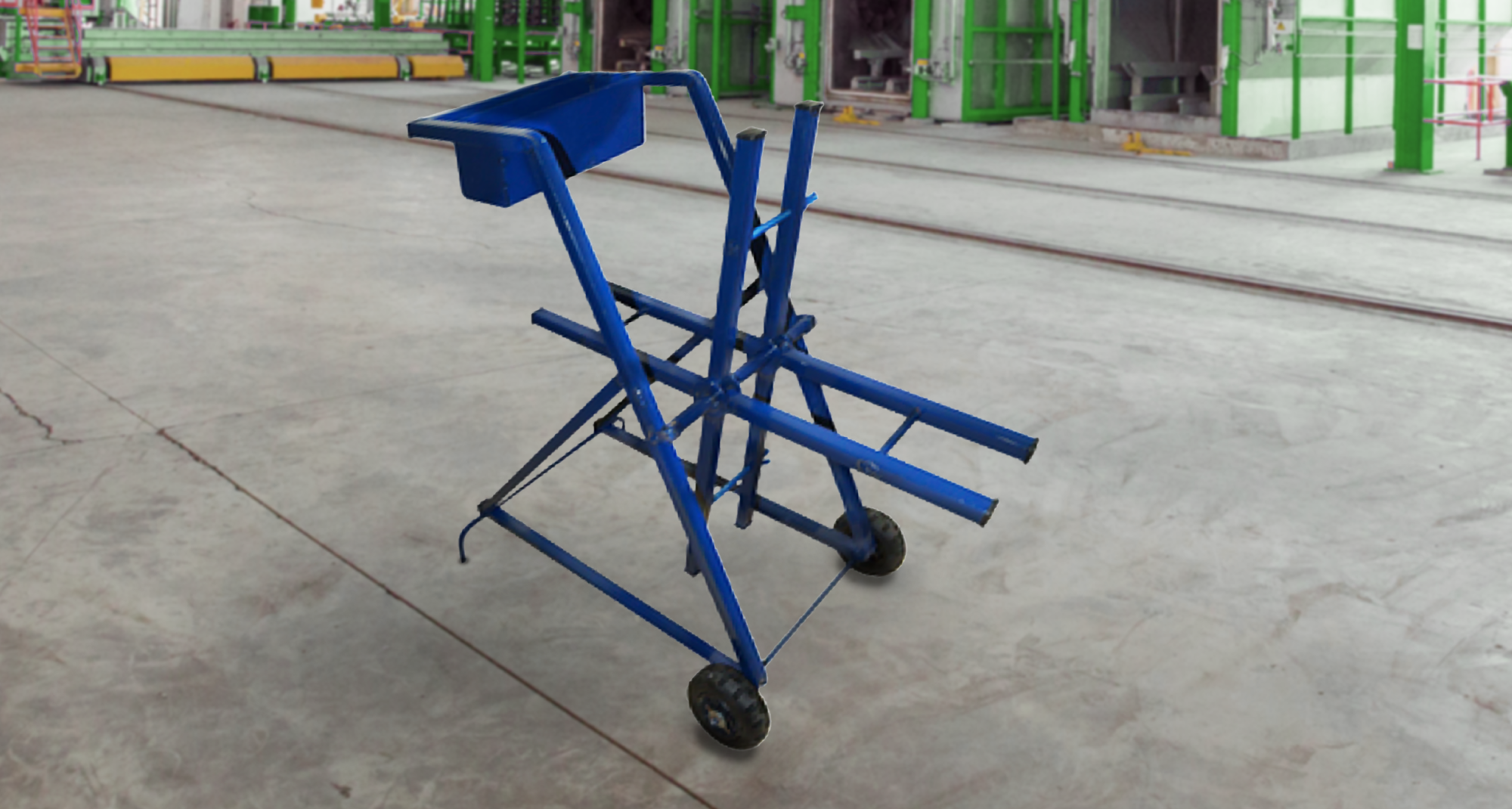 3. Aplicador de Fleje Manual - Equipo en piso industrial.png